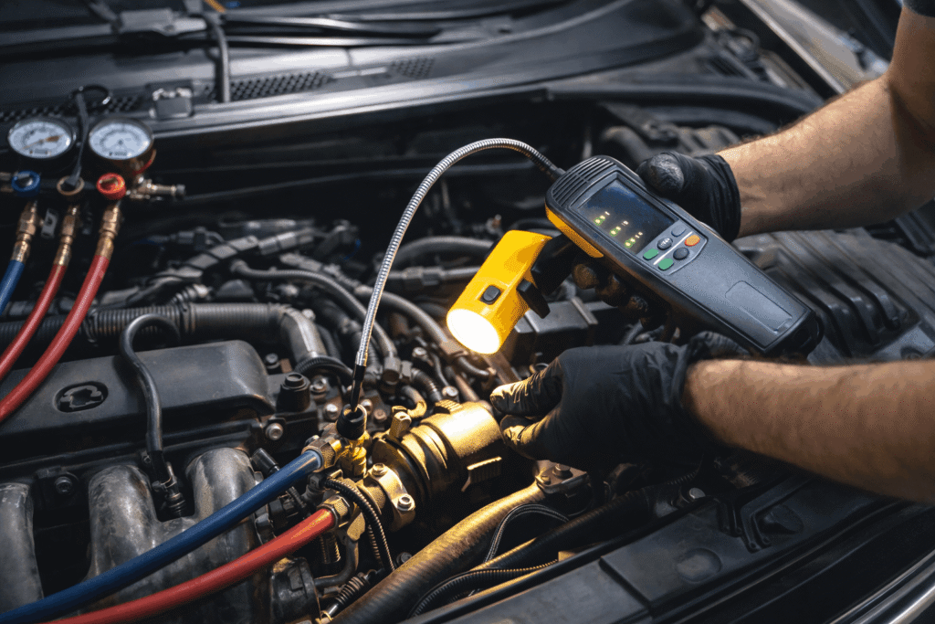 Car AC Leakage Detection & Repair in Dubai