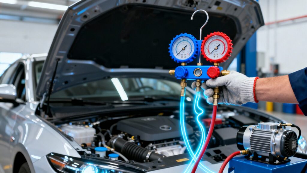 Car ac repair and ac gas refill
